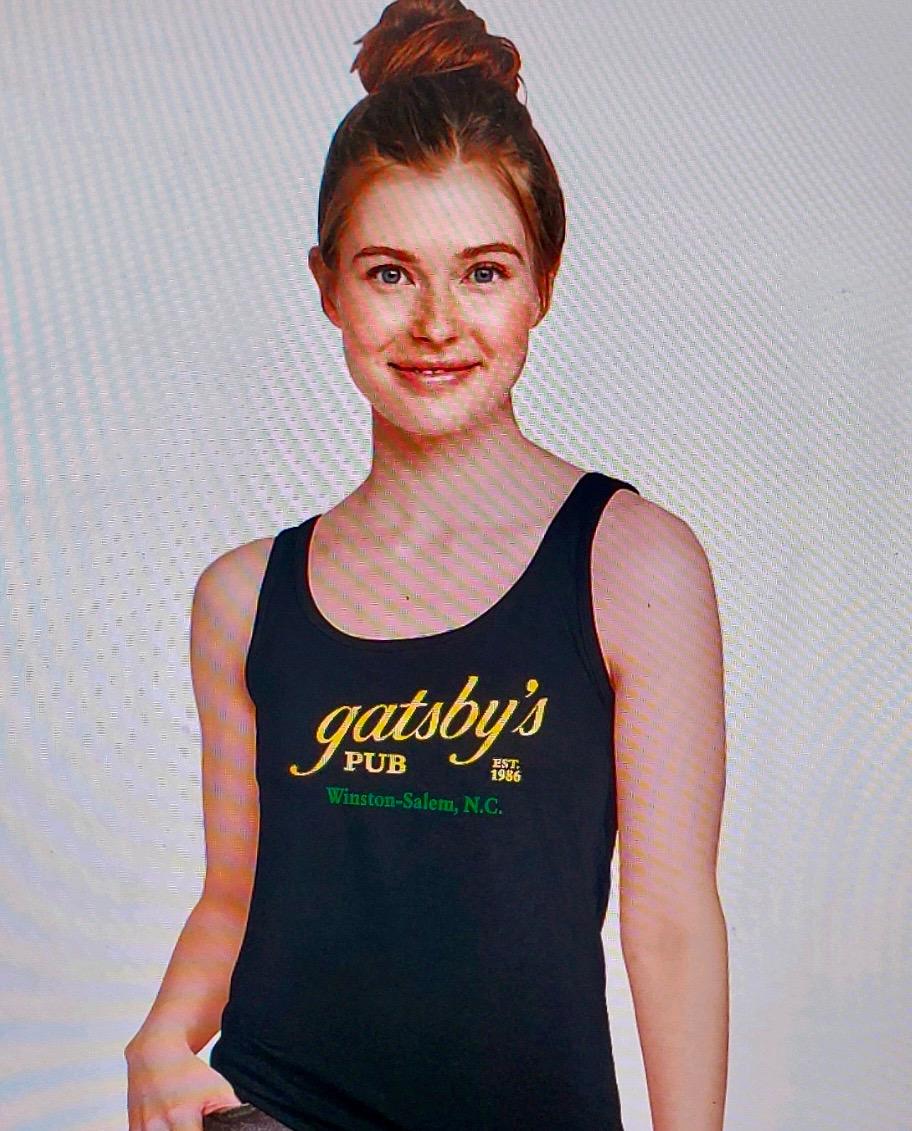 Ladie's Tank Top (Signature Gatsby's Logo Font across front)