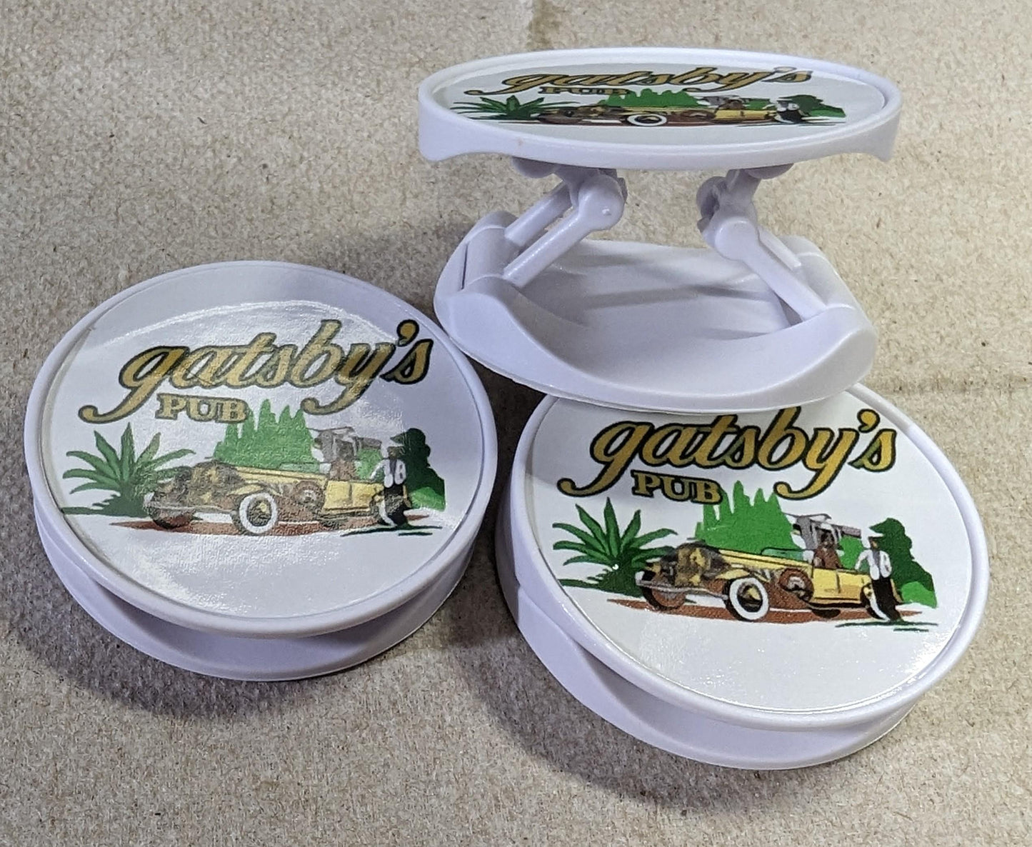 Cell Phone Pop Socket-Gatsby's Rolls-Royce/Mural Logo