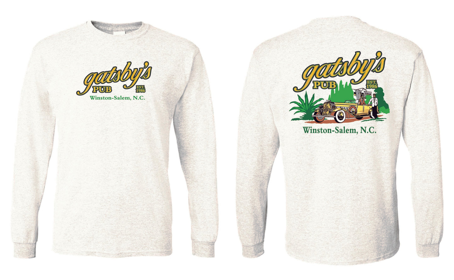 Long sleeve t-shirt (Gatsby's Rolls-Royce/Mural Logo)