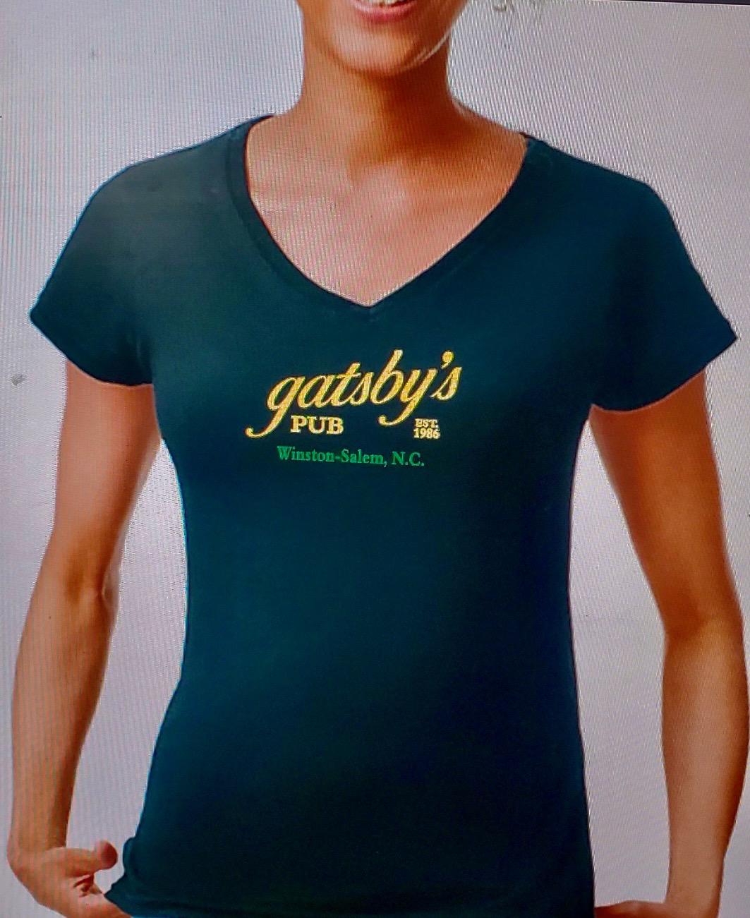 Ladie's t-shirt  (Signature Gatsby's Logo Font across front)