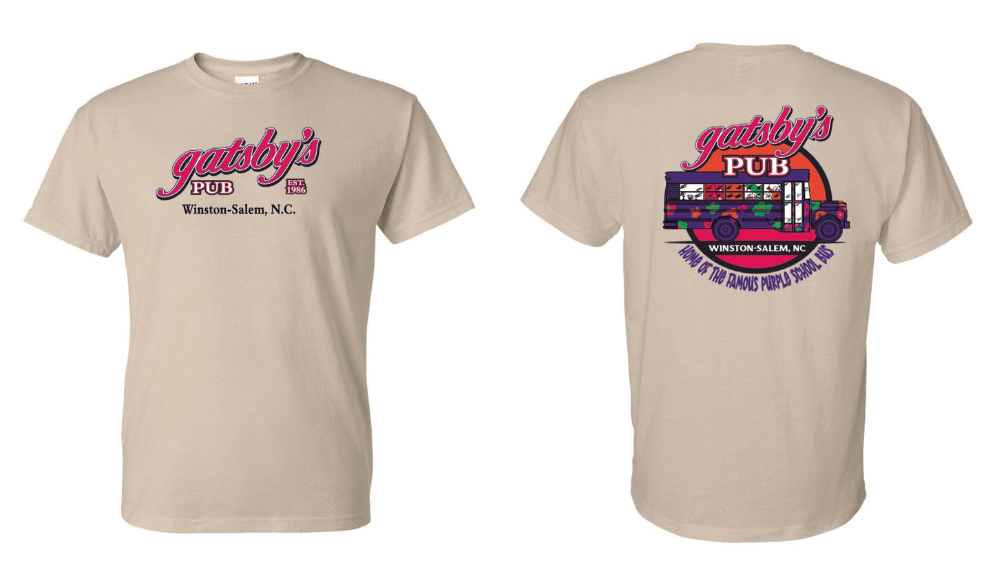 Short sleeve t-shirt  (Purple School Bus Logo)